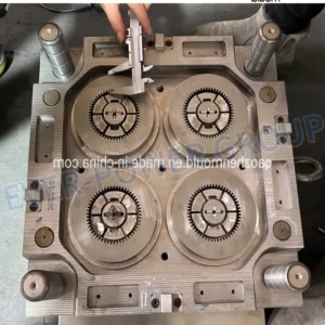 4 Cavity Plastic Gear Ring Injection Mould with Accurate Size