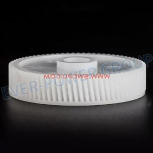 CNC Machined Nylon PA 66 Polyamide PA 6 Plastic Helical Gear Wheel