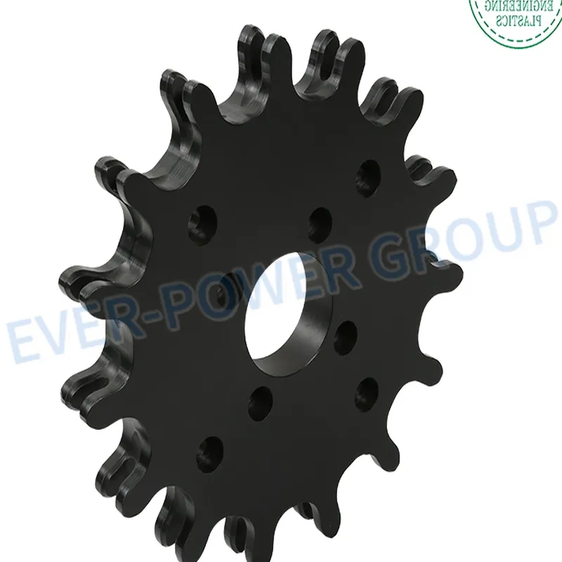CNC Machining Custom Gears Wear Resistant Self Lubricating Plastic Sprocket Nylon Cylindrical Gears