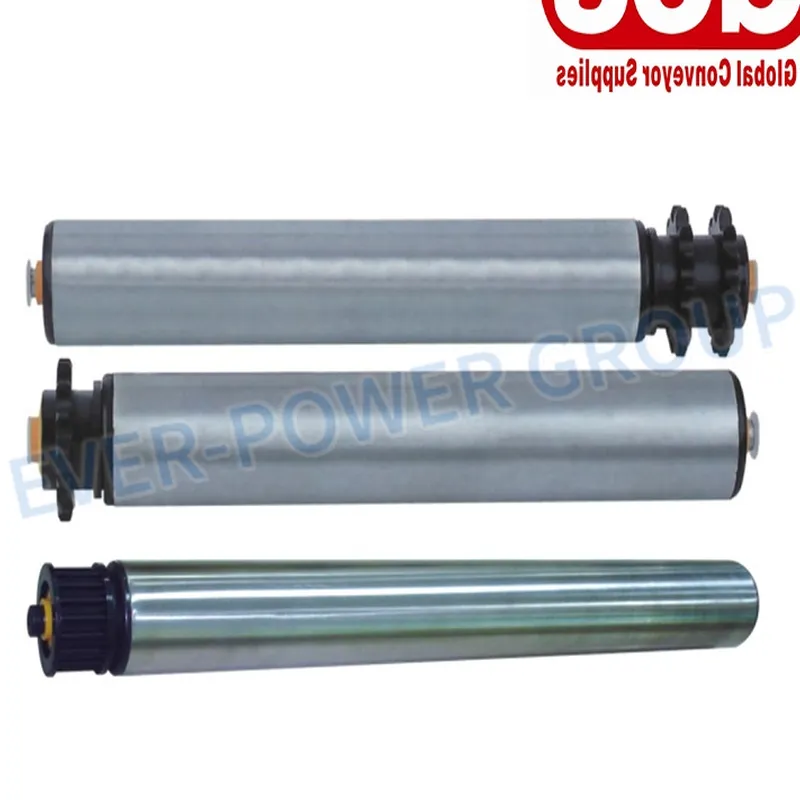 Chain Driven Gear Roller with Plastic Sprocket
