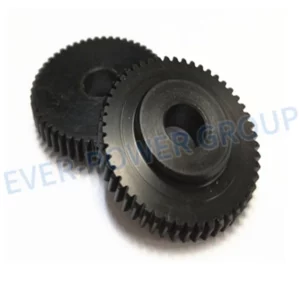 Custom CNC Turning Black POM Plastic Spur Gear