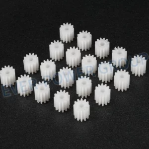 Custom Drive Reduction Gearbox Precision Shaft Spur Injection Plastic Gear Cog Wheel
