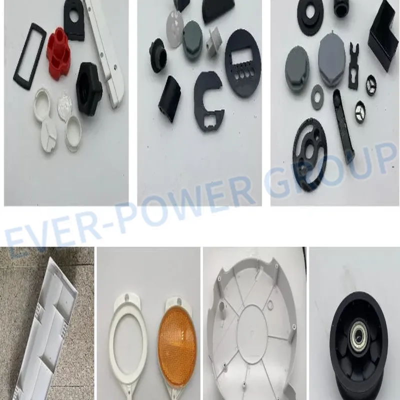 Custom Injection Plastic Spare Parts, Plum Gear, Cushion, Coupling