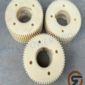 Custom Low Friction Wear Resistant Self Lubricating Plastic Gears Nylon Spur Gear Nylon Gear Special Shaped Parts