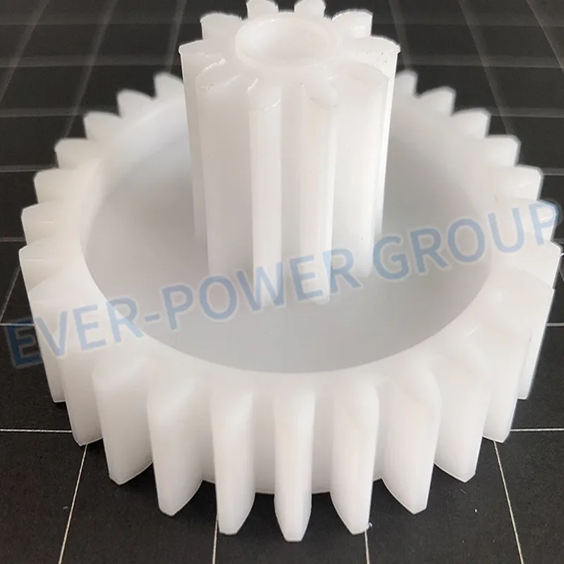 Custom Machine Drive Plastic Nylon Toothed Cylindrical Injection Spur Gear Cog Wheel