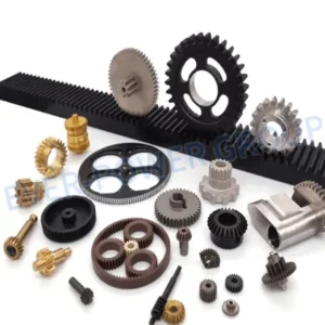 Custom Made Perforated CNC Machining Plastic Copper Brass Spur Metal Parts Gear