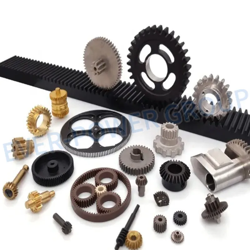 Custom Made Perforated CNC Machining Plastic Copper Brass Spur Metal Parts Gear