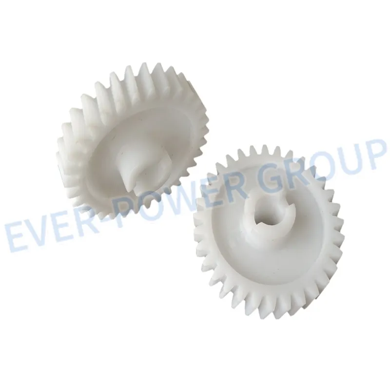 Custom Moulded Childproof High Impact Peek Plastic Double Spur Gear for Toy