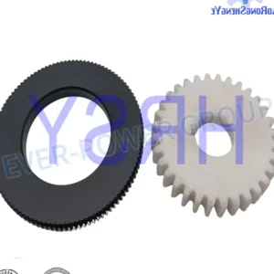 Custom Size White Black Plastic Pinion Gear