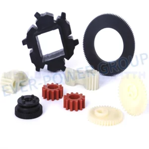 Customized CNC Injection Molding PTFE Nylon Plastic Spiral Gear