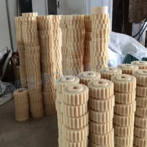 Customized PTFE Peek Plastic Gear Machining POM Nylon Plastic Sprocket