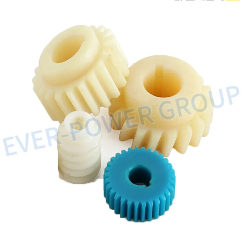 Durable Nylon PA66 Plastic Spur Pinion Gear for CNC Machining Parts