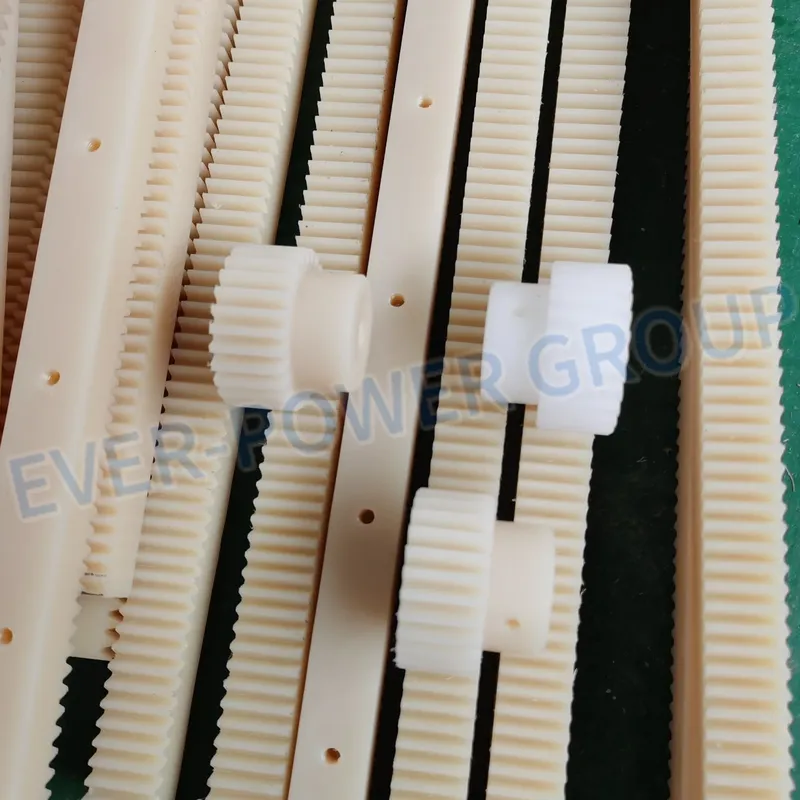 Good Quality M1-M10 High Hardness Nylon Rack and Pinion Gear Custom CNC Plastic Gear Rack