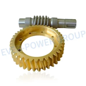 High Precision Industrial NEMA 23 Plastic Duplex Bronze Brass Delrin Ground Miniature Wheel Helical Shaft Pinion Stainless Steel Worm Gear Set
