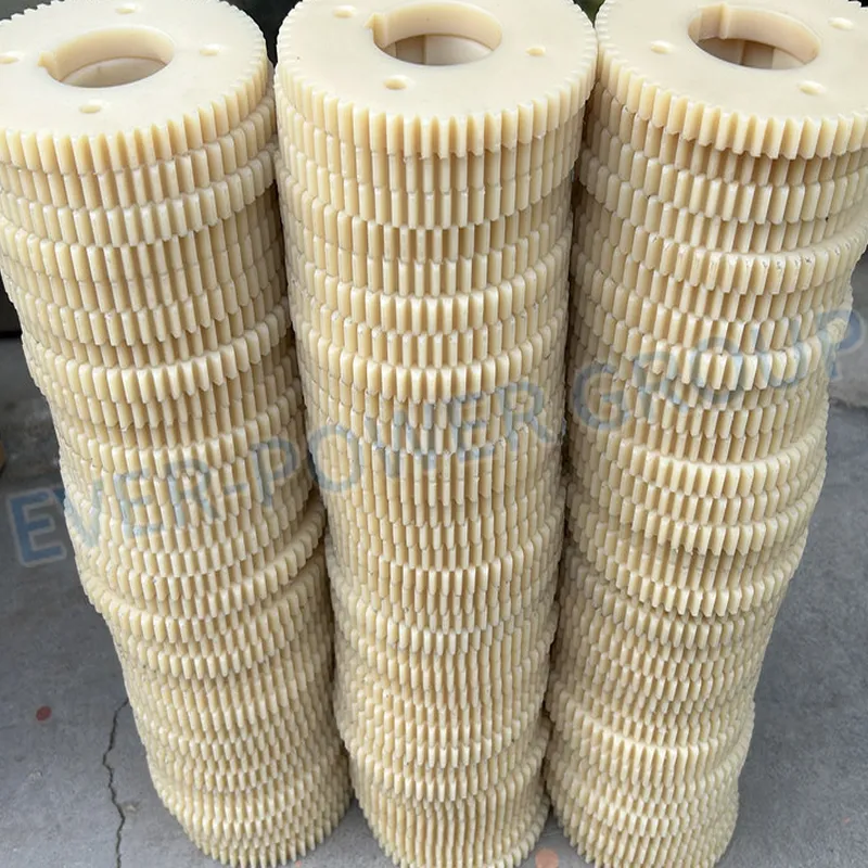 High Precision Plastic Gear Factory Helical Plastic Double Helical Mc Nylon Blue Milky Small Pinion Gears Miniature Worm Gears