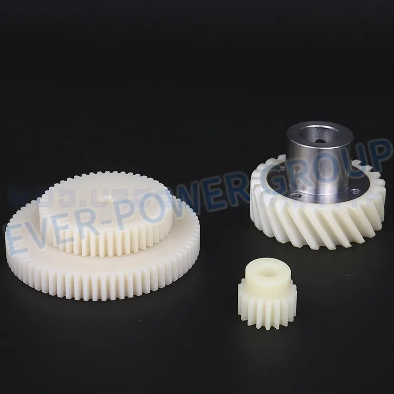 High Quality Custom Small Plastic Nylon POM Bevel Spur Helical Gear