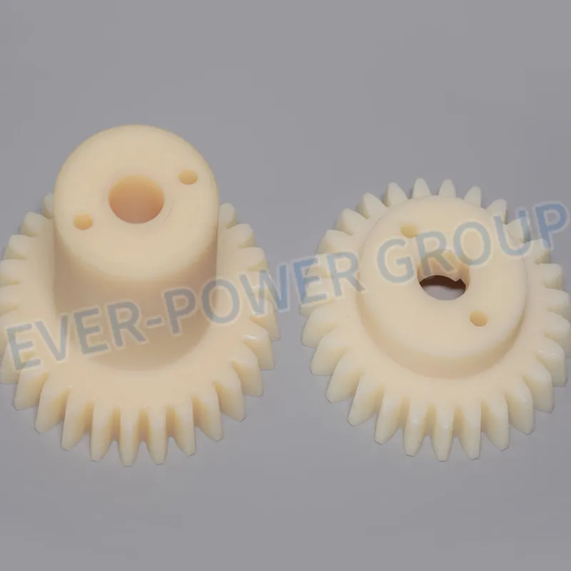 High Wear-Resistant Plastic PE Nylon Double Spur Gear