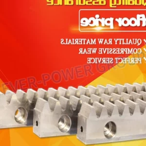 Hot Sale Flat Bars Aluminum Sliding Gate Opener Plastic Gear Rack