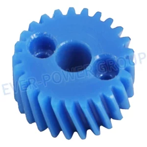 Ihf Blue POM Plastic Spur Module PA66 Derlin Bevel Straight Gear for Electric Machine