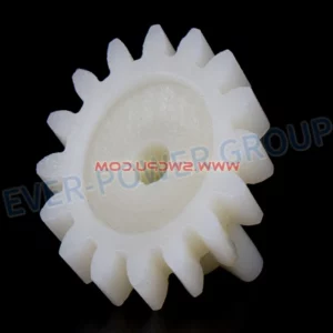 Injection Molded Hard Plastic POM External Tooth Gear   Nylon Spur Gear