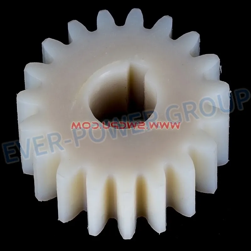 Injection Molded High Mechanical Strength POM Plastic Circular Tooth Gear with Bearing