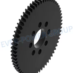 Injection Molding Cusotm 32 Pitch 62 Tooth Delrin Acetal Plastic Hub Mount Spur Gear