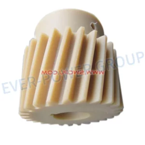 Injection Molding Durable Black Plastic Helical Bevel Gear   Angle Gear
