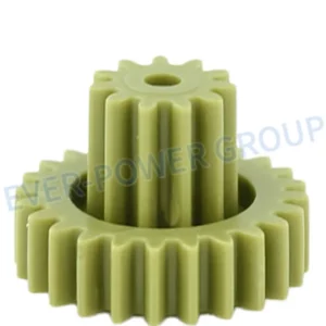 Machining Custom CNC Plastic POM Nylon Spur Ring Gear Small Nylon Peek POM Gear Double Plastic Gear