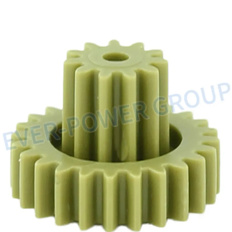 Machining Custom CNC Plastic POM Nylon Spur Ring Gear Small Nylon Peek POM Gear Double Plastic Gear