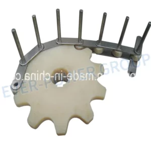Machining Large Size Strong PTFE Plastic Chain Sprocket Gear Wheel