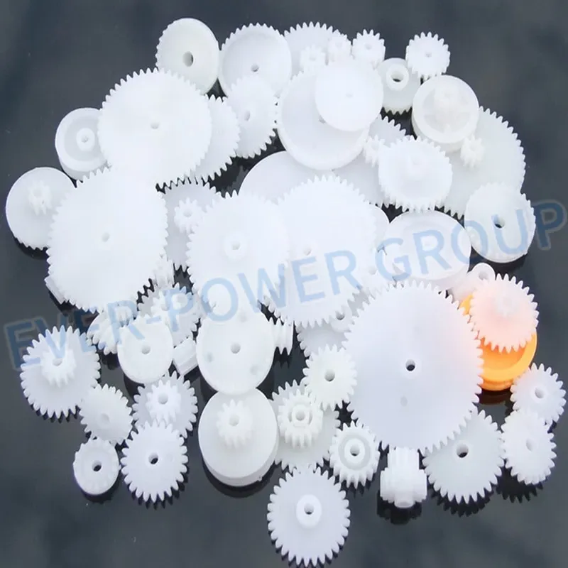 Nylon Toothed Machine Precision Bevel Transmission POM Injection Plastic Spur Gear Cog-Wheel