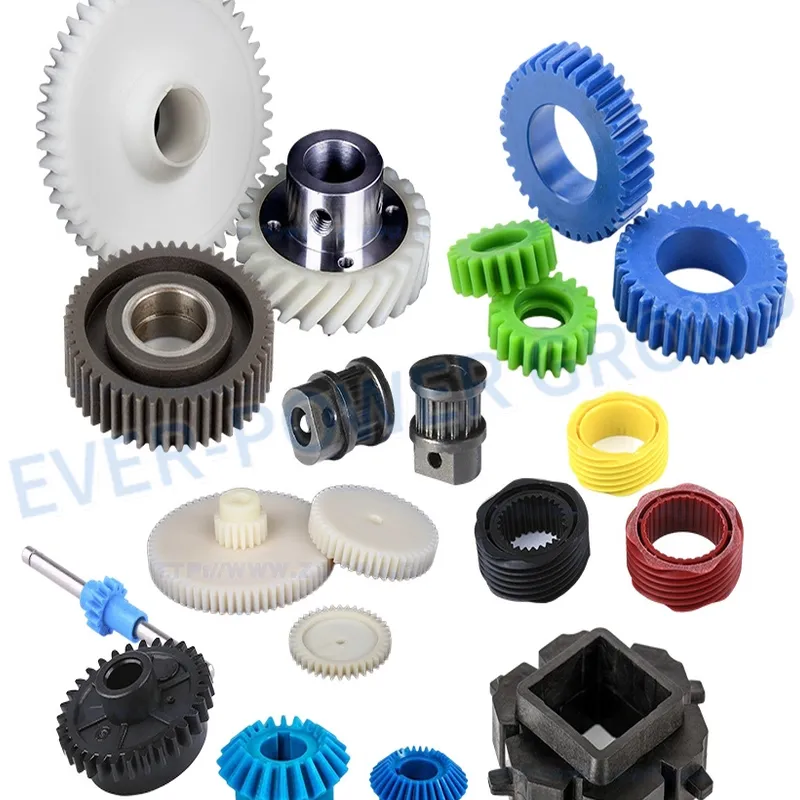 OEM Abrasion Resistant Plastic Worm Gear Small Spur Gear Nylon Spiral Bevel Gear
