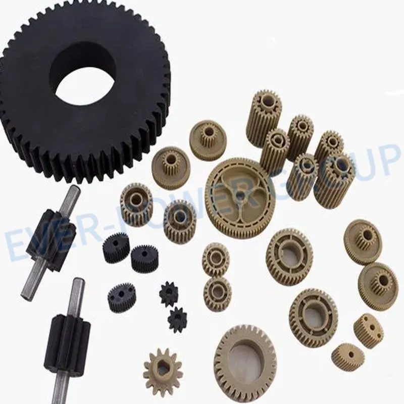 OEM High Quality Plastic Bevel Crown Worm Helical Sprocket Spur Gear for Shaft