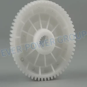 POM Machine Transmission Precision Injection Plastic Duplicate Spiral Helical Gear Cog Wheel