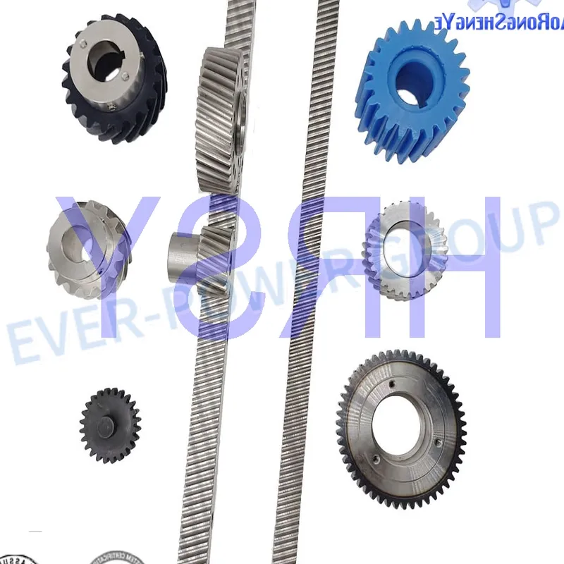 Plastic Nylon Stainless Metal Steel Custom Gear Rack and Pinion