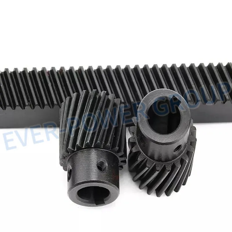 Plastic Stainless Steel Metric Linear Round Helical Spur Curved Steering Gear Pinion Rack for Automatic Door Gate Window Opener