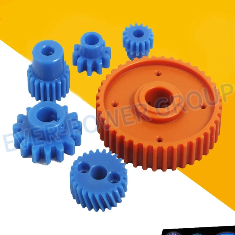 Precision Customized Nylon POM Mini Plastic Spur Gear Worm Gears