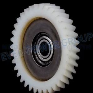 Semi Transparent Stainless Steel Bearing Injection Molding Plastic Pinion Gear