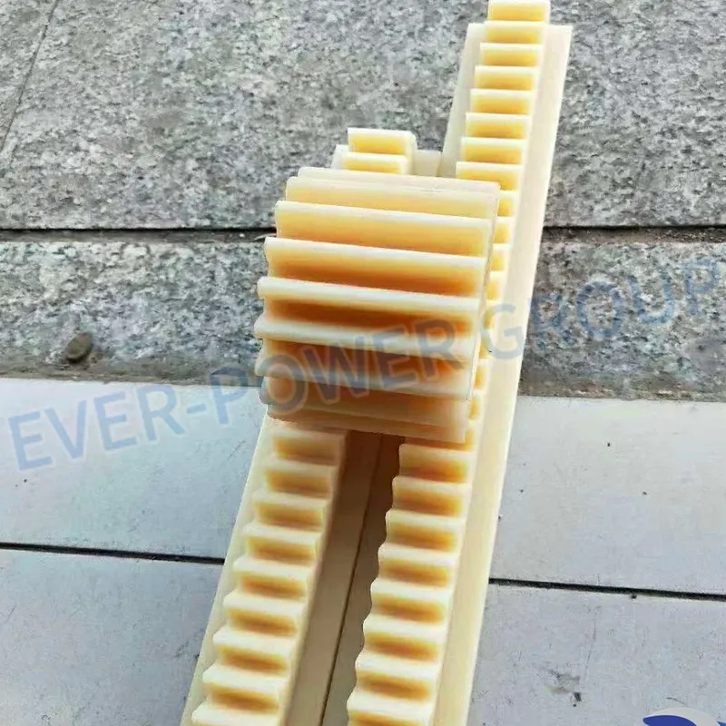 Straight Nylon Rack Pinion Gear Plastic POM CNC Gear Rack