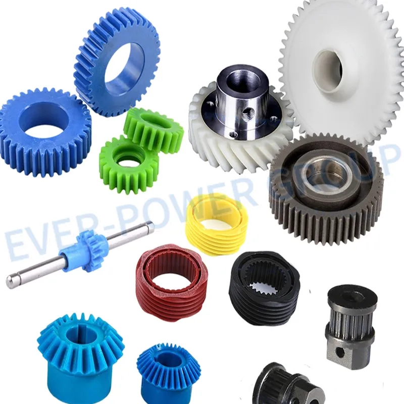 Wear Resistant Nylon Helical Ring Gear Manufacturer Custom CNC Plastic Double Helical Gear