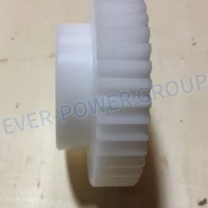 White Black PP POM Nylon PA66 Plastic Injection Spur Gears