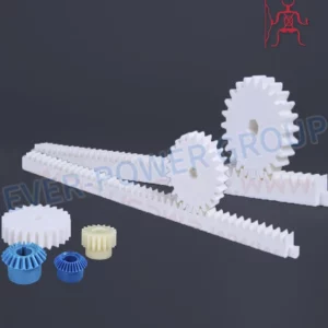 White POM Derlin Spur Plastic Gear with Smooth Teeth Gear Bushing Gear Rack Rod